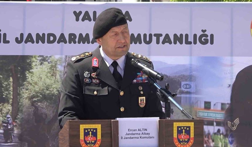 Yalova'da jandarmanın 187. kuruluş yıl dönümü kutlandı