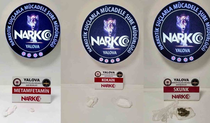Yalova'da uyuşturucu operasyonunda 2 tutuklama