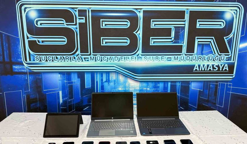 Amasya merkezli siber dolandırıcılık operasyonunda 14 şüpheli tutuklandı