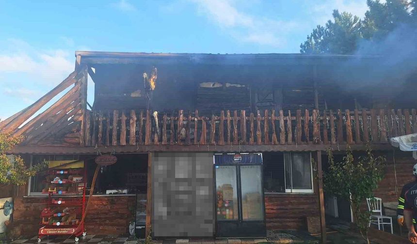Bilecik'te restoranda korkutan yangın