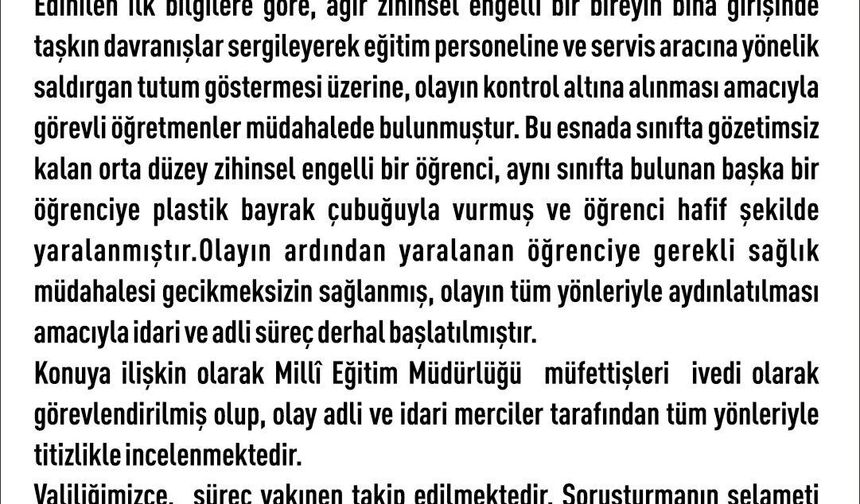 Elazığ'da şiddet uygulanan rehabilitasyon merkezine adli ve idari soruşturma başlatıldı