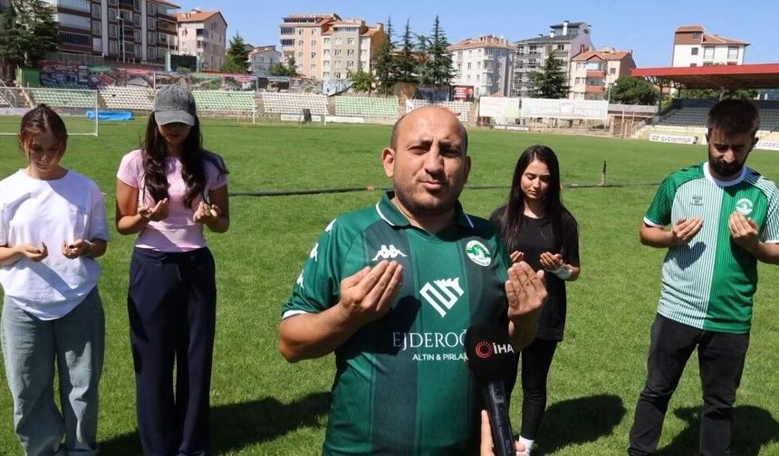 Kırşehir FK amigosundan takım için dua: 'Yediğimiz goller ofsayt olsun'