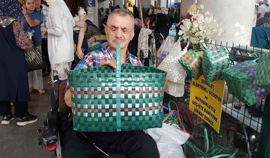Madende geçirdiği iş kazası nedeniyle engelli kalan vatandaşın azmi örnek oldu