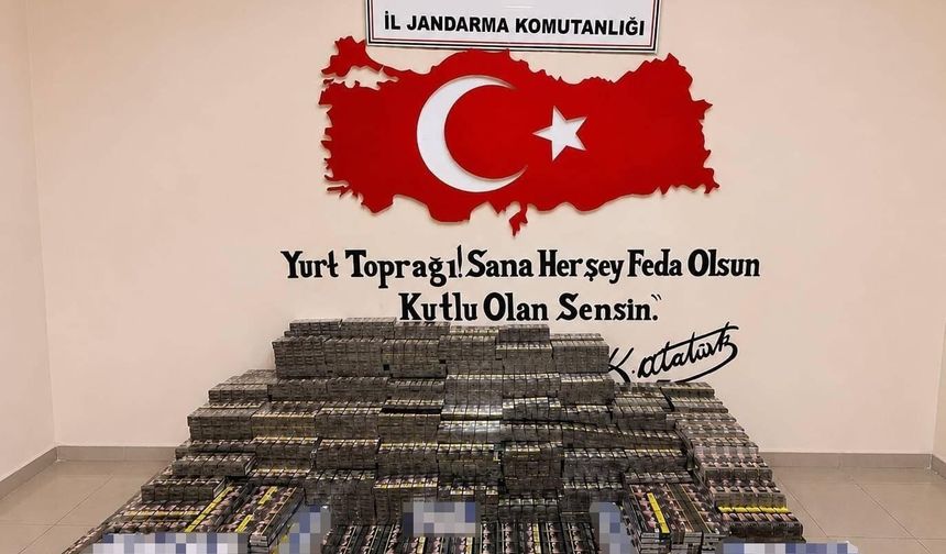 Mardin'de 5 milyon lira değerinde kaçak tütün mamulleri ele geçirildi