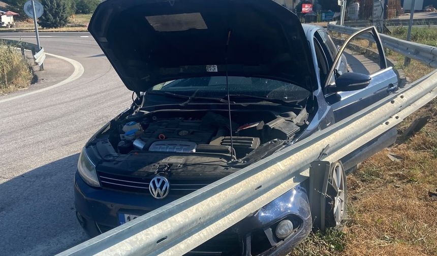 Navigasyon yönlendirmesi kaza getirdi: 1 yaralı