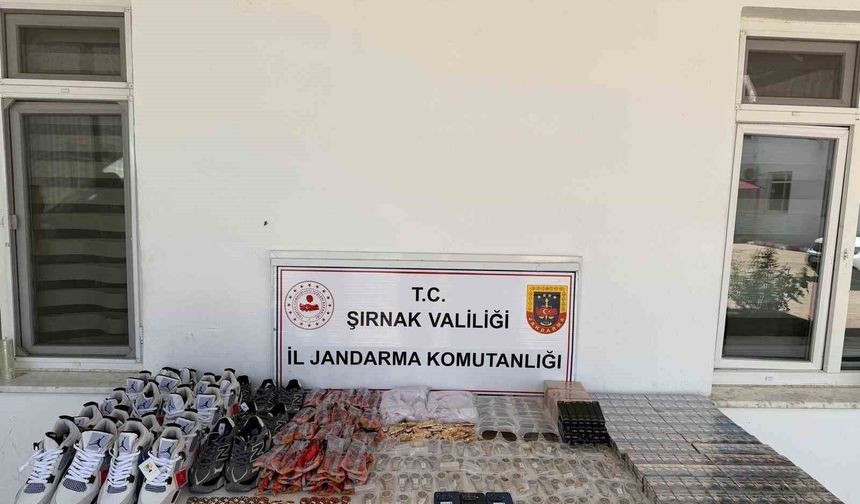 Şırnak'ta 16,7 milyon liralık uyuşturucu ve gümrük kaçağı malzeme ele geçirildi