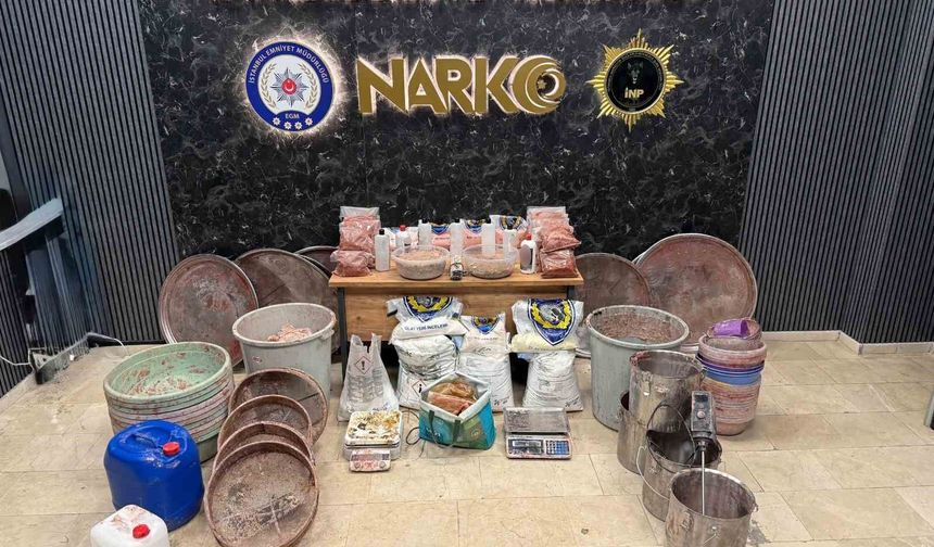 Zeytinburnu'nda büyük uyuşturucu operasyonu