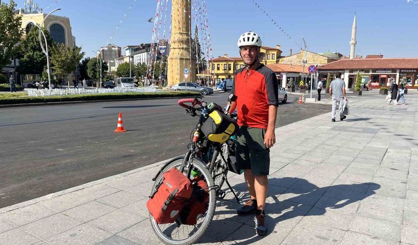 13 yıllık bisiklet tutkunu, en büyük hayali için dünyayı pedallayacak