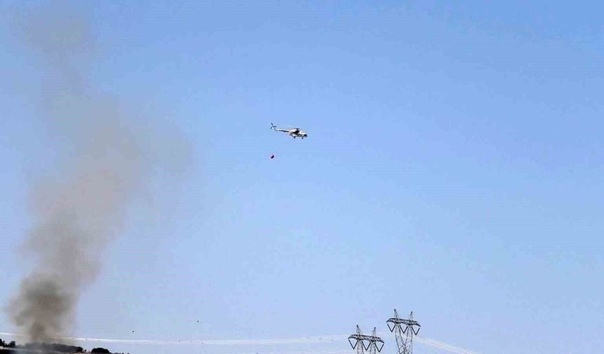 Adıyaman'da orman yangını: Havadan ve karadan müdahale edildi