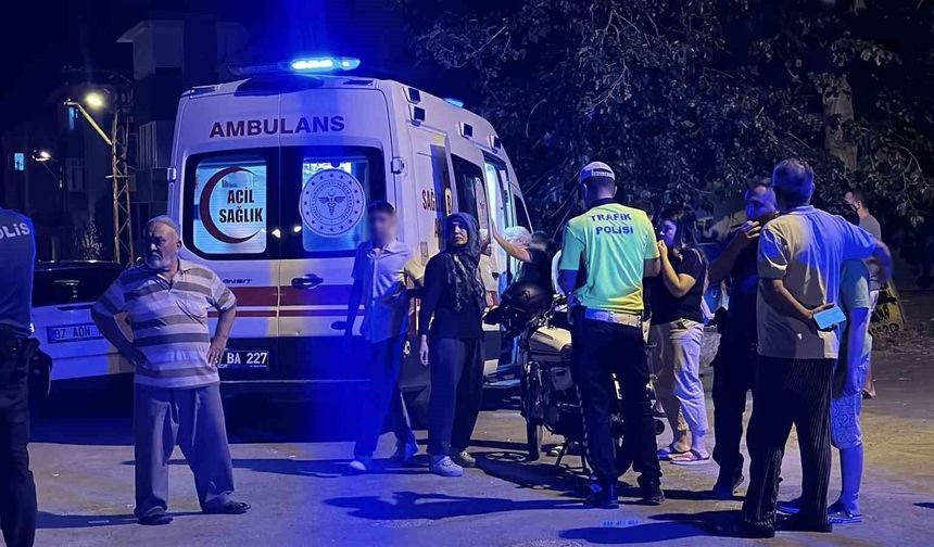 Burdur'da otomobille motosiklet çarpıştı: 2 yaralı