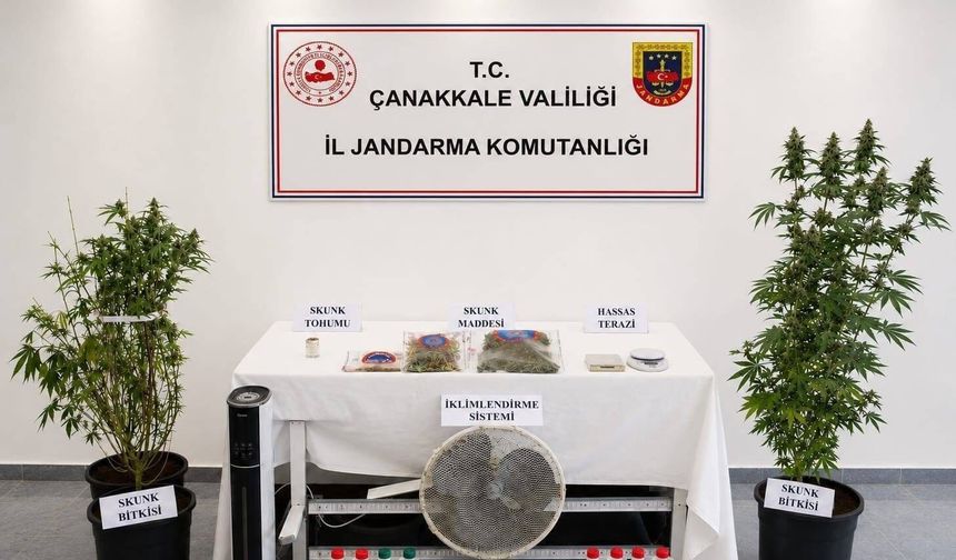 Çanakkale'de jandarmadan uyuşturucu operasyonu: 68 gözaltı