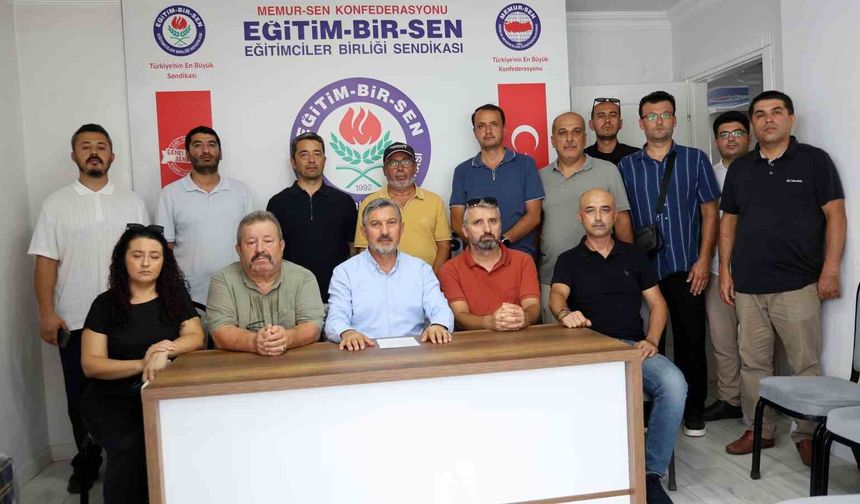 Eğitim Bir-Sen Muğla Şube Başkanı Uçak: 'Kimlik kontrolü yapılmadı diye üç eğitim yöneticisinin mesleki itibarı yok edilemez'