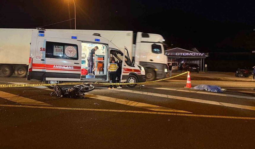 Eski belediye başkanının yeğeni motosiklet kazasında hayatını kaybetti
