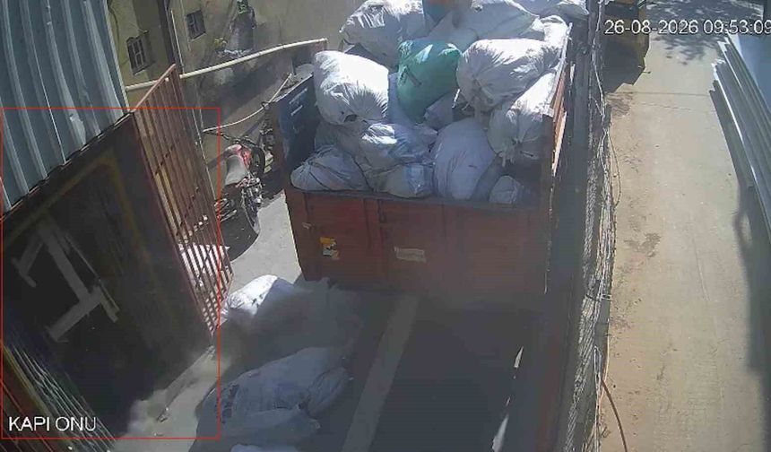Gaziosmanpaşa'da işçinin yaralandığı asansör kazası kamerada