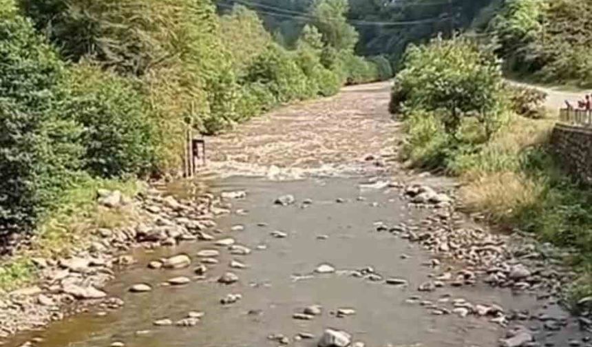 Giresun'da dün bir anne ile 2 kızının hayatını kaybettiği selin geliş anının yeni görüntüleri ortaya çıktı