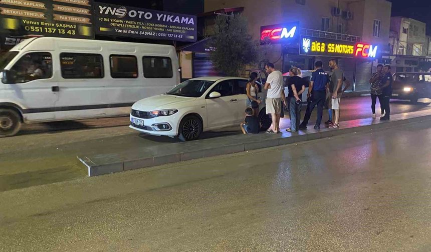 İşyeri bahçesinde mangal yakan ailenin aniden yola fırlayan 2 yaşındaki çocuğu ölümden döndü