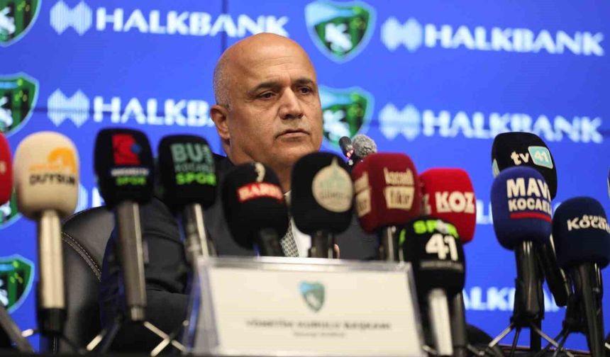 Kocaelispor Başkanı Durul'dan sanayicilere sitem: 'Lafa gelince herkes Kocaelisporlu'