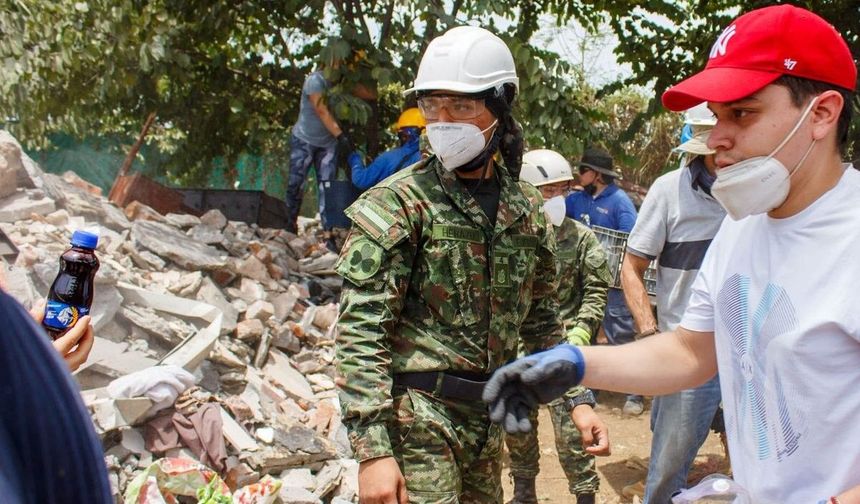 Kolombiya depreminde ölü sayısı 265'e yükseldi