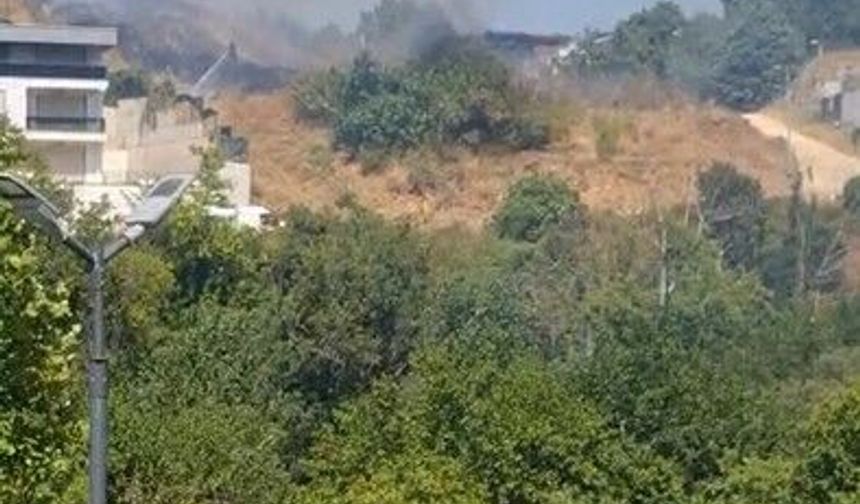 Otluk alanda çıkan yangın hızlı müdahale ile söndürüldü