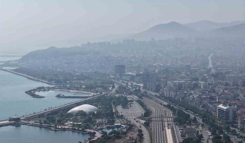 Samsun'da puslu hava