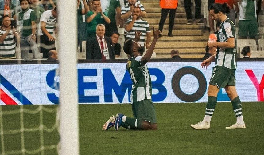 Bursaspor'un Nijeryalı forveti Iheanacho 5 maçta 6 gole ulaştı