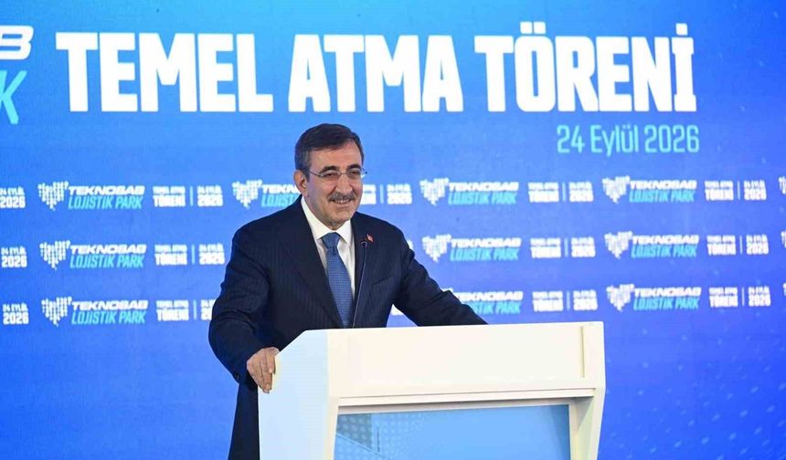 Cumhurbaşkanı Yardımcısı Cevdet Yılmaz Bursa'da: 210 milyon dolarlık Lojistik Park'ın temeli atıldı