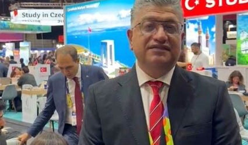 DPÜ Rektörü Kızıltoprak, İskoçya'da düzenlenen 'EAIE 2026 Uluslararası Eğitim Fuarı'nda