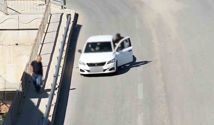 Ehliyetsiz sürücünün koltuk hamlesi drona takıldı: 240 bin lira ceza uygulandı