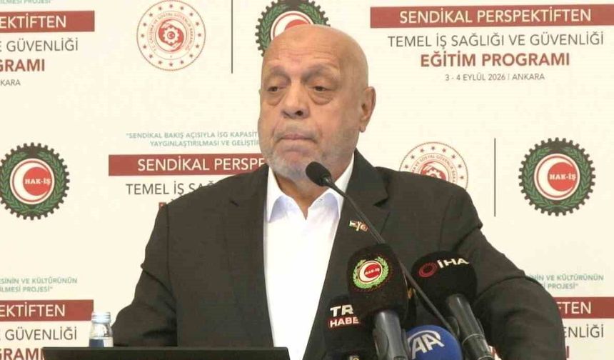 HAK-İŞ Genel Başkanı Arslan: 'Asgari Ücret Tespit Komisyonu'nda devletimiz düzenleyici rol üstlenmeli'