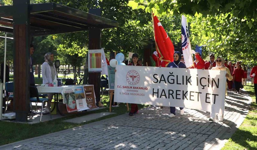 Karaman'da Halk Sağlığı Haftası etkinliği düzenlendi