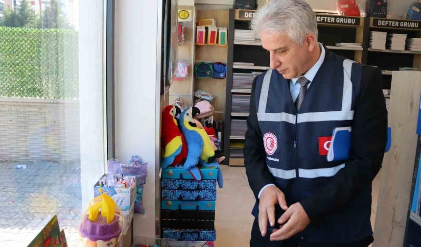 Kayseri'de kırtasiyelerde denetimler artırıldı