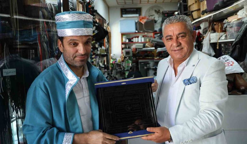 Kırşehir'de Ahilik kutlamalarında bir ilk: Engelli esnaf şed kuşandı