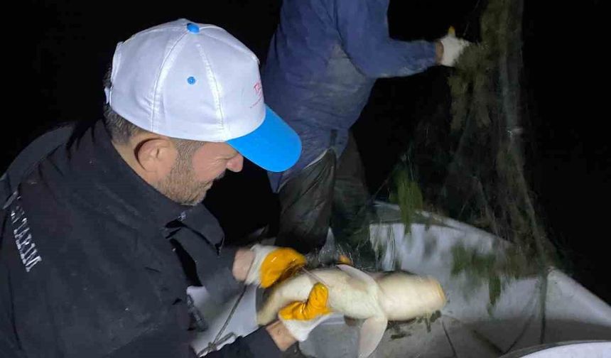 Kovada Gölü'nde kaçak avcılığa gece denetimi