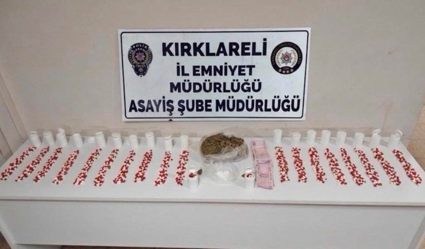 Lüleburgaz'da sırt çantasından uyuşturucu çıkan şahıs tutuklandı