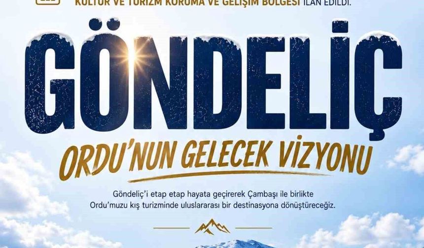 Ordu Göndeliç Dağı'na dev kış turizmi merkezi: 4 bin hektarlık tesis