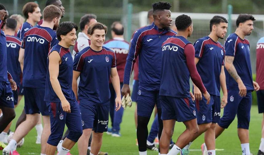 Trabzonspor'da Samsunspor maçı hazırlıkları devam etti