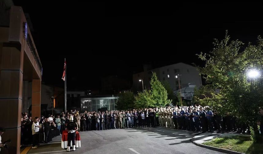 Trafik kazasında hayatını kaybeden bekçi Yunus Yıldız son yolculuğuna uğurlandı