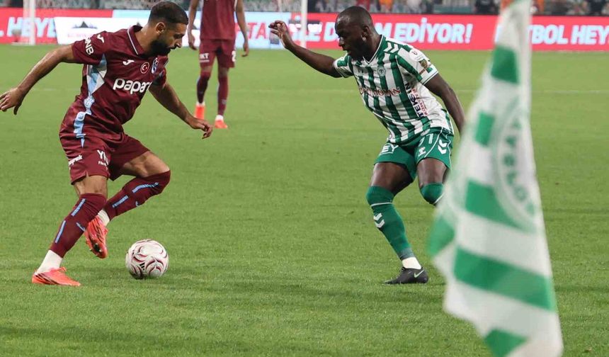 Trendyol Süper Lig: Konyaspor: 1 - Trabzonspor: 0 (Maç sonucu)