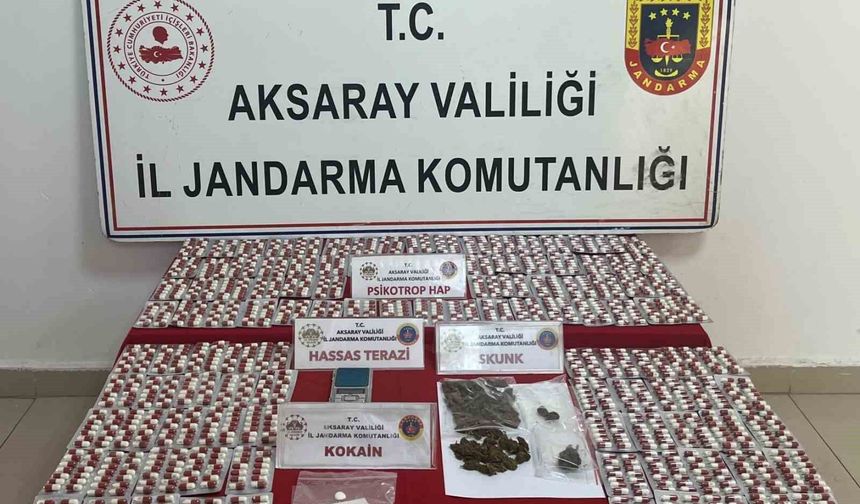 Uyuşturucu sevkiyatına Aksaray jandarmasından darbe: 2 tutuklama