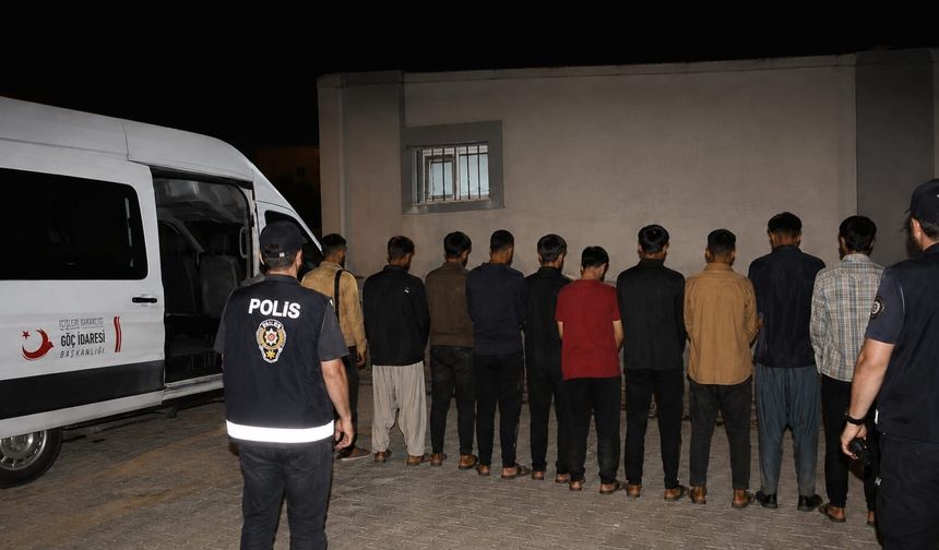 Mardin’de düzensiz göçmen operasyonu: 11 kişi yakalandı, 3 şüpheli gözaltında