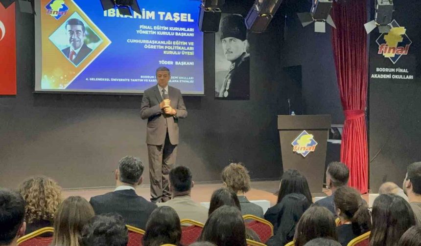 Cumhurbaşkanlığı Eğitim ve Öğretim Politikaları Kurulu Üyesi Taşel'den gençlere 'dünya ile yarışın' mesajı