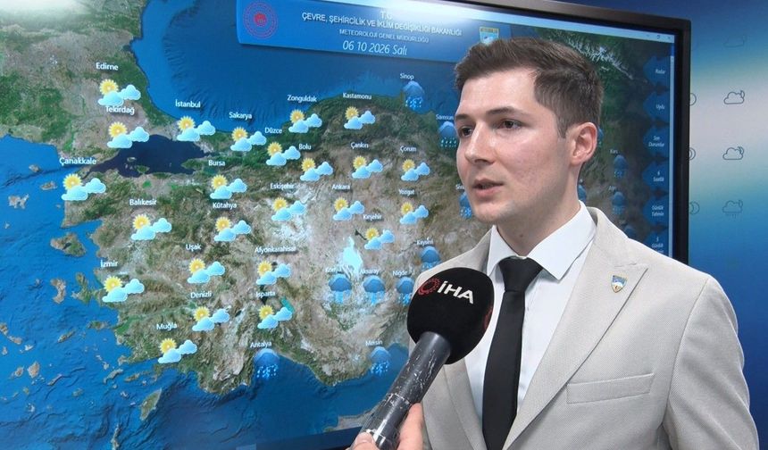 Hava Tahmin Uzmanı Dere: 'Yurt genelinde hava sıcaklıkları mevsim normalleri seviyesine yükselecek'