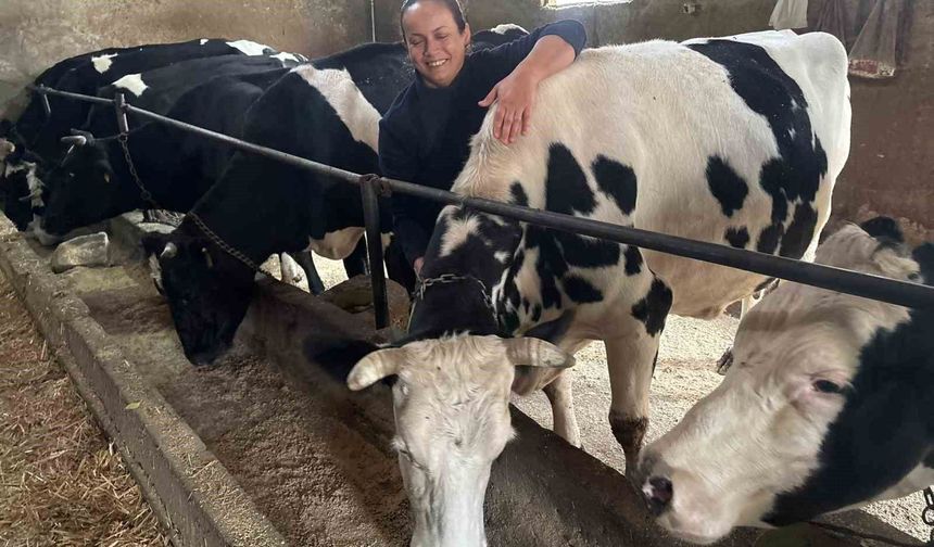 Kadın çiftçinin azmi devlet desteğiyle büyüdü: Edirne'de 5 hayvanla filizlenen umut, 30 hayvanla büyüdü