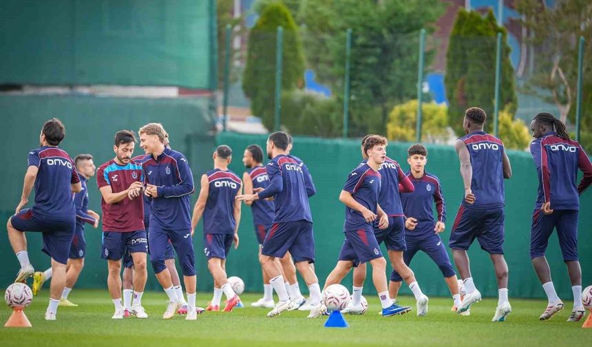 Trabzonspor, Beşiktaş maçı hazırlıklarını tamamladı