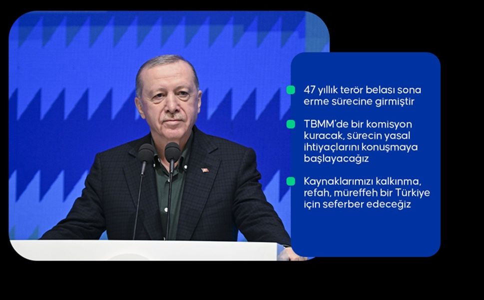 Erdoğan AK Parti'nin Kızılcahamam Kampında gündemi değerlendirdi. Türkiye'nin şafağı söküyor