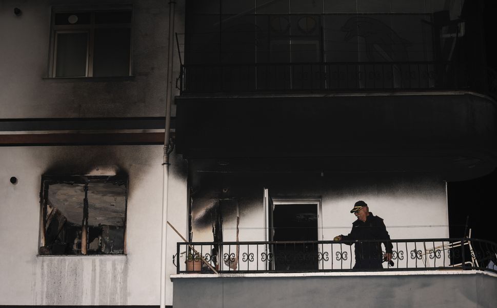 Başkentte apartman dairesinde meydana gelen patlamada 1 kişi yaralandı