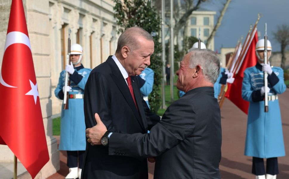 Cumhurbaşkanı Erdoğan, Ürdün Kralı 2. Abdullah ile bir araya geldi