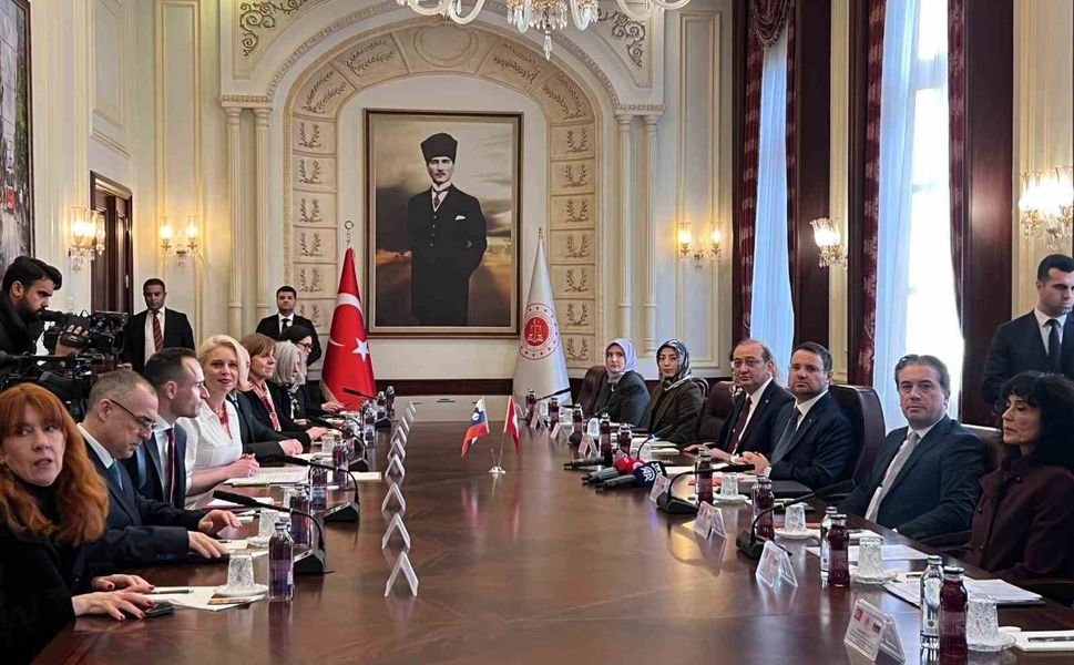 Adalet Bakanı Gürlek, Slovenya Ulusal Meclis Başkanı Zupancic ile bir araya geldi