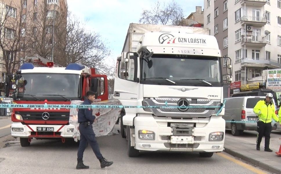 Ankara'da tırın çarptığı yaşlı kadın hayatını kaybetti