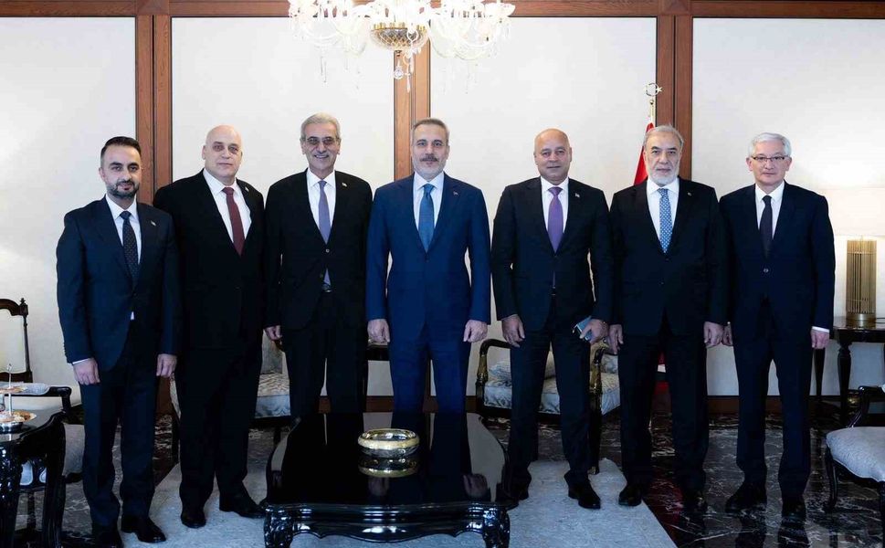 Bakan Fidan, GYUK Başkanı Ali Şaat'ı kabul etti